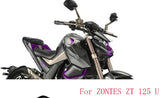 Zontes ZT 125 U Original Fuel Tank Guard Cover Plate - Left